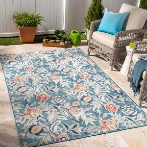 Hauteloom Kian Pink Indoor & Outdoor Rug - 1 of 4