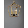 Maxim Lighting Abode 4 - Light Chandelier in  Gold Leaf/Textured Black - 4 of 4