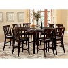 Set of 2 Glaivewood Barred Back Leatherette Padded Counter Height Barstools Espresso: 26" Seat, Footrest - HOMES: Inside + Out - 4 of 4