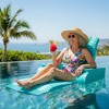 California Sun Deluxe Unsinkable La Jolla Lounger - Soft Foam Cushioned Pool Lounge Chair - 2 of 4