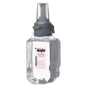 GOJO Clear and Mild Foam Handwash Refill, For ADX-7 Dispenser, Fragrance-Free, 700 mL, Clear, 4/Carton