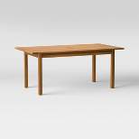 Kaufmann Wood Rectangle Patio Dining Table, Outdoor Furniture - Natural - Project 62™