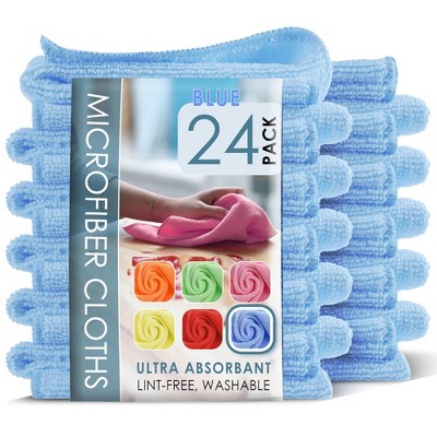 Hearth & Harbor Microfiber Cleaning Cloth, Reusable Microfiber Towel, Lint Free Washcloths