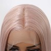 Jessie's Wig 30 Inch Straight Wig Synthetic Hair 13x3.5 Lace Wigs Blonde Pink 1 Pc/Pack - 2 of 4