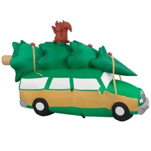 Gemmy 8.5FT National Lampoon Station Wagon with Tree Christmas Airblown Inflatable - 1 of 3
