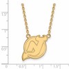 Black Bow Jewelry 14k Yellow Gold New Jersey Devils NHL Necklace 18 Inch - 2 of 4