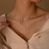 Dainty Diamond Necklace: 14K Gold/Silver Plated CZ Choker, Sterling Silver Women's Trendy Jewelry Gift - 2 of 4