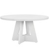 Maliang 47" Round Farmhouse Dining Table for 4 People - 3 of 4