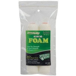ArroWorthy ProLine Foam 6.5 in. W X 3/8 in. Mini Paint Roller Cover 2 pk (Case of 12) - 1 of 1
