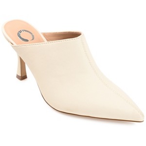 Journee Collection Womens Shiyza Mules High Stiletto Pointed Toe Pumps - 1 of 4