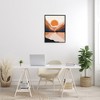 Stupell Industries Vibrant Orange Sunrise Minimal Mountain Lake Abstraction, 24" x 30" - 2 of 4