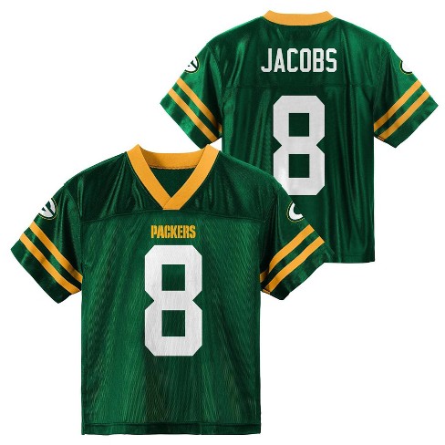 NFL Green Bay Packers Toddler Boys Josh Jacobs Short Sleeve Jersey 2T