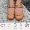 Livie & Luca RUCHE CLASSIC Mary Jane | Caramel 1Y - 3 of 4