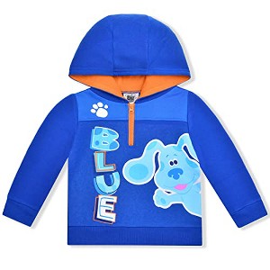 Nickelodeon Infant Nickelodeon Relaxed Fit Long Sleeve Hooded Basic Sweatshirt - Blue 12 Months - 1 of 2
