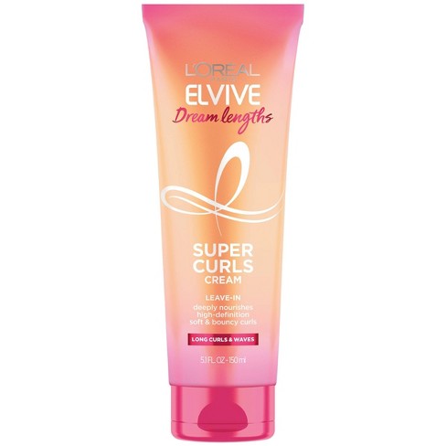 L Oreal Paris Elvive Dream Lengths Super Curls Cream Leave In 5 1oz Target