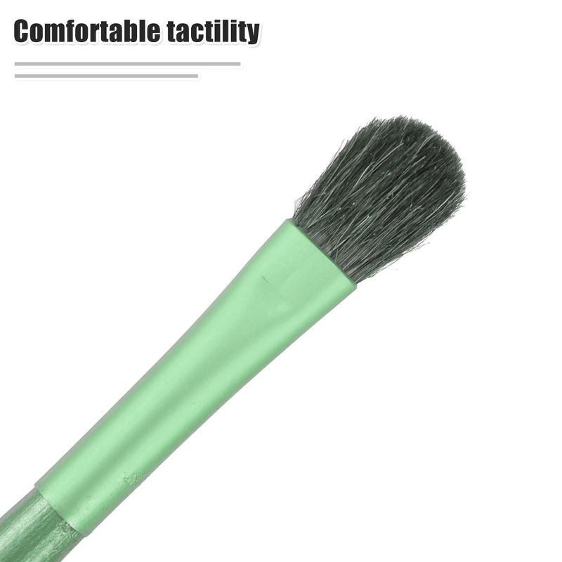 Unique Bargains Travel Blending Foundation Concealer Blusher Makeup Brush Set 15.3x2.3cm 5 Pcs, 5 of 7