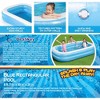 H2OGO! Blue Rectangular Family Pool – 8'7" Inflatable Outdoor Splash Pool - 3 of 4