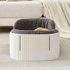 FURNIinspire Pet Beds Dog Bed Dog Couch, Indoor Pet Sofa Pet Furniture Elevated Cat Beds With Removable Mattress Cover, Gray, 33.46"*20.07"*10.23" - 2 of 4