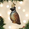 Old World Christmas Glass Blown Ornament for Christmas Tree, Quail - 4 of 4