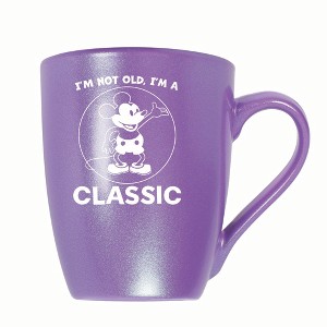 Elanze Designs Steamboat Willie I'm Not Old I'm A Classic 10 ounce New Bone China Coffee Tea Cup Mug, Passion Purple - 1 of 4