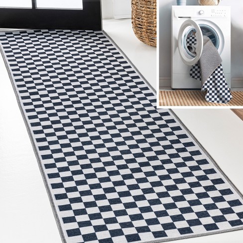 JONATHAN Y Ainsley Modern Cottage Checkerboard Washable Area Rug - image 1 of 4