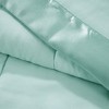 Sapphtopaz 1PC Lightweight Down Alternative Blanket, Satin Trim Cooling Blanket Microfiber Throw Blanket Machine Washable Steam Iron - 3 of 4