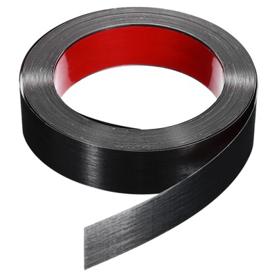 Unique Bargains Self-Adhesive Stainless Steel Mirror Finish Peel and Stick Wall Trim