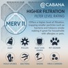Cabana Air Filters 6 Pack Home HVAC Furnace Air Filters, Capture Unwanted Particles with Pleated Design, MERV 11, 20 x 20 x 1, White - 4 of 4