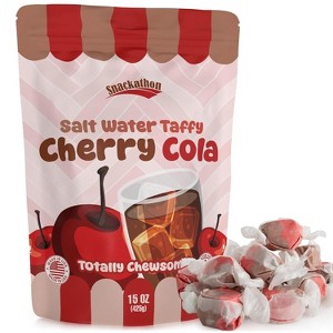 Snackathon Salt Water Taffy Single Flavor, Cherry Cola 15 Ounce : Target