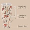 HydroJug Traveler - Water Bottle with Handle & Flip Straw - Leak Resistant Tumbler, Insulated, Stainless Steel & Rubber Base - 2 of 4