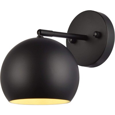 Elegant Lighting Othello 1 light black wall sconce