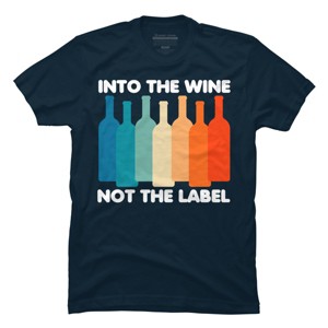 Adult Design By Humans Into the Wine, Not the Label Pride By leroystubbles T-Shirt - 1 of 2
