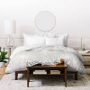 Queen Lisa Argyropoulos La Boho Snow Polyester Duvet Cover + Pillow Shams Beige - Deny Designs: 300 Thread Count, Abstract Pattern, Machine Washable - 4 of 4