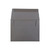 JAM Paper A2 Invitation Envelopes 4.375 x 5.75 Dark Grey 25/Pack (36396432) - 2 of 4