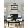 Elegant Lighting Declan 24 inch pendant in black - 3 of 4