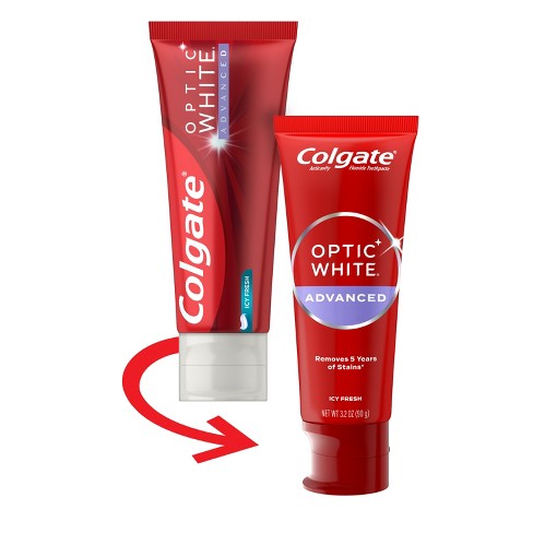 Colgate Optic White Advanced Whitening Toothpaste - Icy Fresh - 3.2oz ...