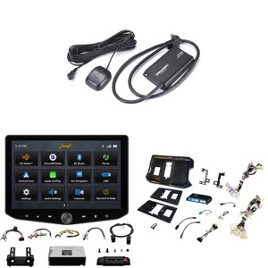 Stinger Ix210 Horizon10 10.1-Inch Floating Multimedia Infotainment Display System With Sr-Tac16hx Tacoma Installation Kit For Horizon10® Multimedia... - 1 of 4