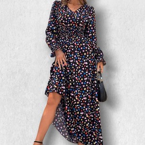 slim fit dress slacks Flamenco Boho Wrap Maxi Dress