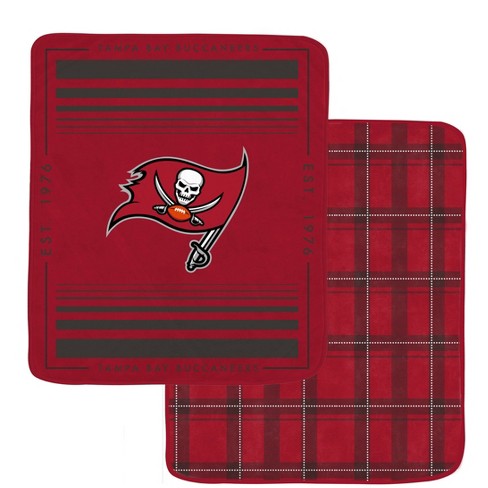 Nfl Tampa Bay Buccaneers Basic Block Double-sided Flannel Fleece ...