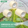 Unique Bargains Polyethylene Repair Greenhouse Plastic Sheeting Tape 3 Pc - 3 of 4