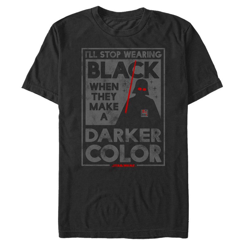 Men's Star Wars Stop Wearing Darth Vader T-Shirt, 1 of 5