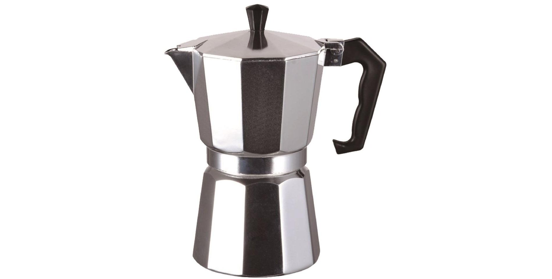 J&V TEXTILES Stovetop Espresso and Coffee Maker, Moka Pot for Classic Italian and Cuban Café Brewing, Cafeteria