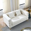 SKRAN Sectional Sofa, Living Room Comfort Fabric-Deep Seating with Pillows for Living Room,Bedroom,Office - 4 of 4