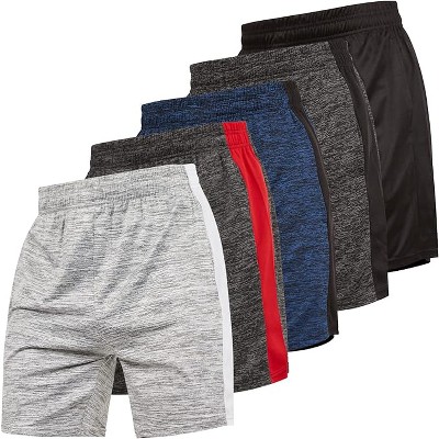 Ultra Performance Mens Athletic Basketball Shorts, 5-Pack
