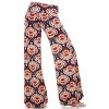 Women's Printed Palazzo Pants - White Mark - 2 of 3