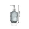 Unique Bargains Convenient Round Bottom Bamboo Grain Soap Dispenser 13.53oz 1 Pc - 4 of 4