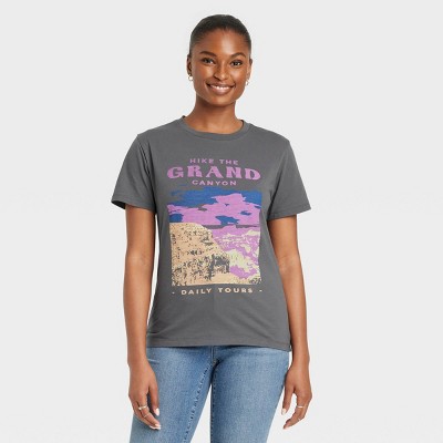 Women's Grand Canyon Short Sleeve Graphic T-Shirt - Gray