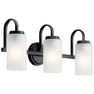 Kichler Lighting Kennewick 3 - Light Vanity in  Black - 1 of 1