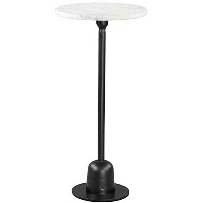 Zuo Woozy Side Table White & Black