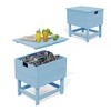 Hyleory Portable HDPE Side Table, 3-in-1 Patio Cooler Table - 4 of 4